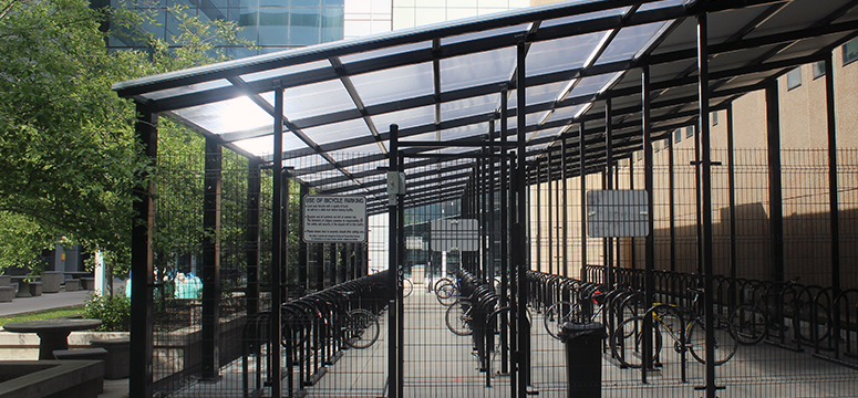 For those who want to double-down on their bike's security, bike lockers are available on both the main and Foothills campuses for $30 per year.