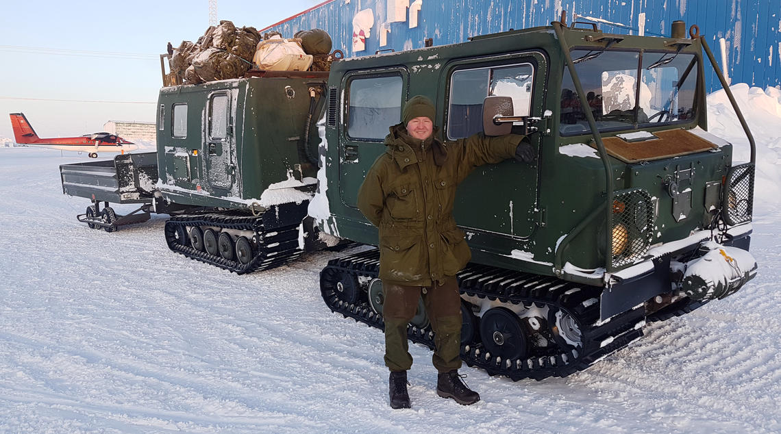 Ryan Dean, a PhD candidate at the University of Calgary's Department of Political Science, was invited by the Canadian Armed Forces as an embedded observer on the NOREX 18 training mission in Resolute Bay, Nunavut.