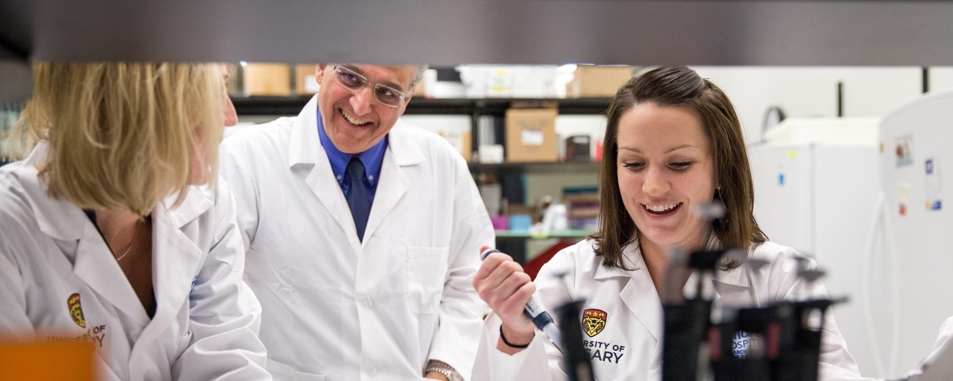 Dr in lab