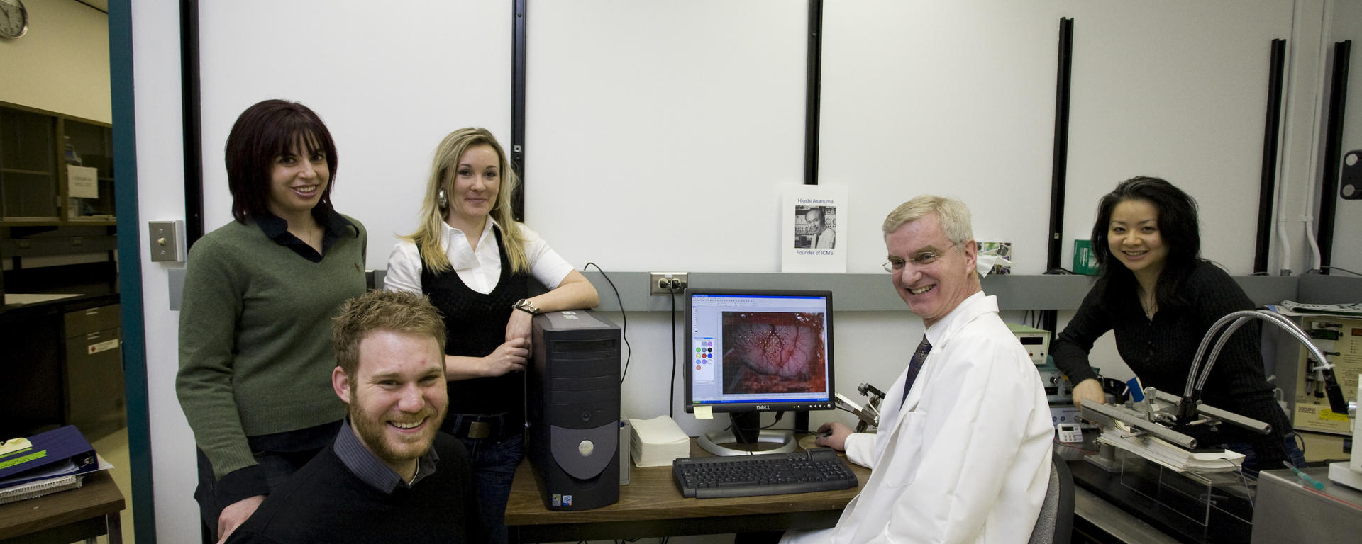 group in lab