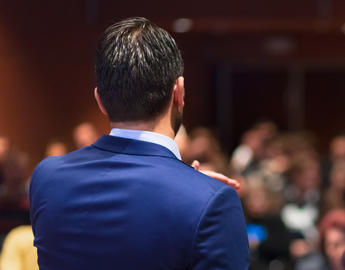 presentation to an audience